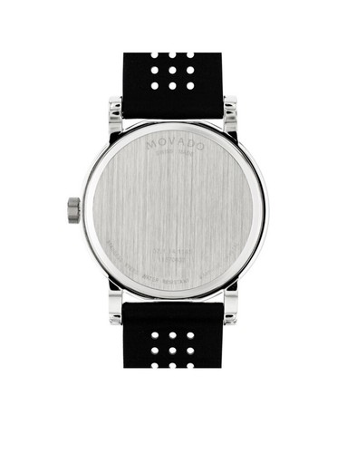 Pre-owned Movado Brand  Men's Museum Sport 42mm Silicone Strap Watch