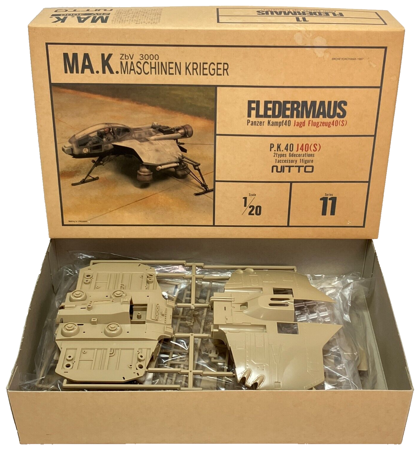 NITTO 1/20 Kit SF3D fledermaus Maschinen Krieger KOW