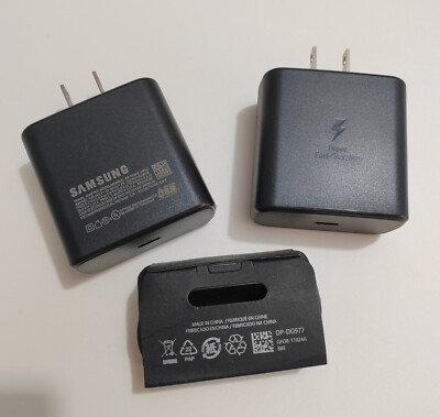NEW Genuine Samsung 45W PD Super Fast Power Adapter Wall Charger & USB-C Cable