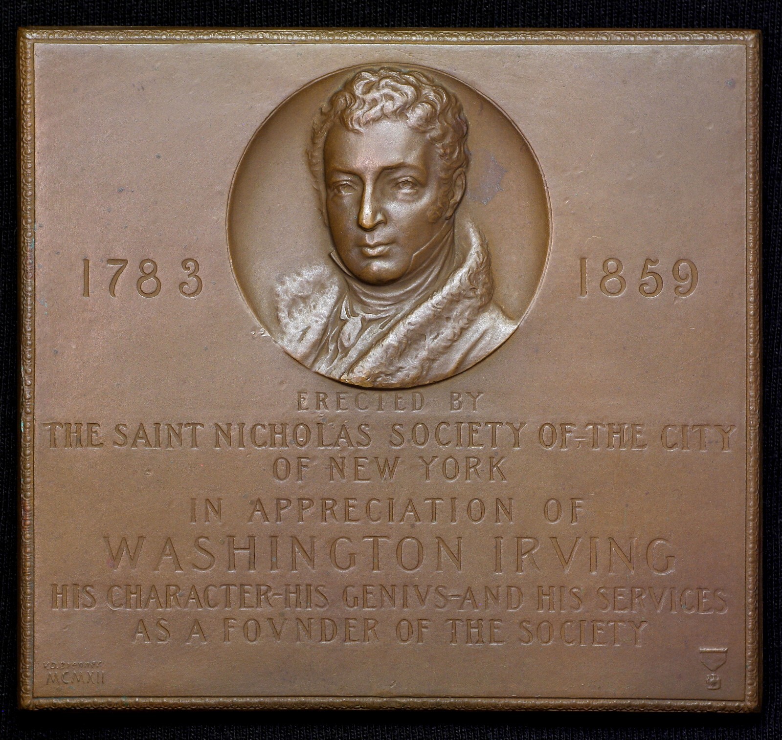 1912 Saint Nicholas Society New York Washington Irving