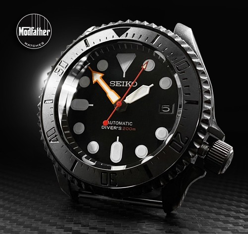 Pre-owned Seiko Skx Mod - You Customize - Watch/parts Included - 2 Yr Warranty