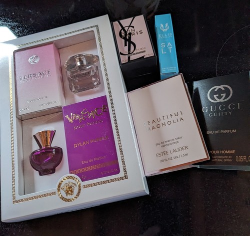 Versace Mini Dylan Purple & Bright Crystal Perfume Set Plus Extra