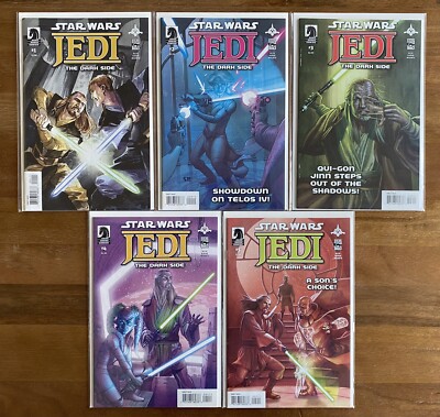 Star Wars: Jedi - The Dark Side *Complete DH Comics 5 Issue Miniseries!