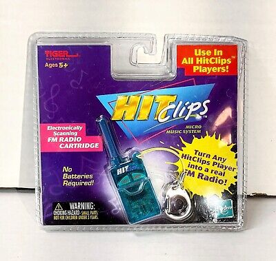 HitClips FM Radio Cartridge 2001 Tiger Electronics Hit Clips Sealed New