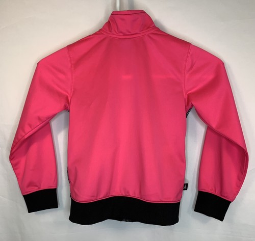 Nike Air Jordan Girls Youth Medium M 5-6 Yrs Full Zip Track Jacket Pink Gray