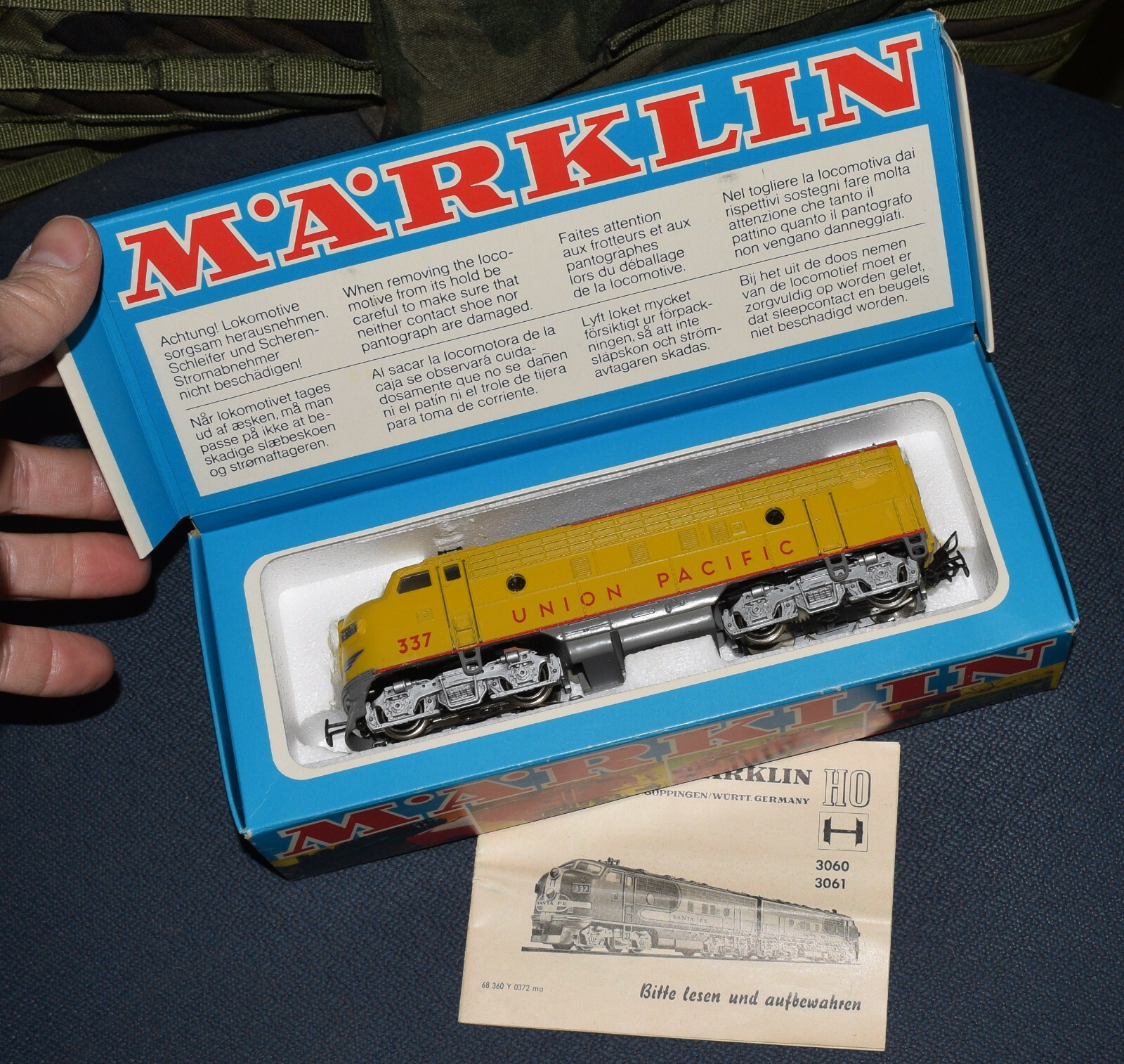 VINTAGE MARKLIN 3060 HO UNION PACIFIC AMERICAN DIESEL