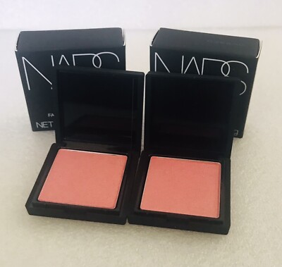 NARS Orgasm Blush Pink w/ Shimmer Travel Size 0.04oz/1.2g Each Lot Of 2