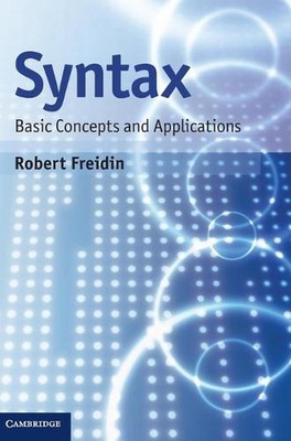 Syntax: Basic Concepts and Applications by Robert Freidin (English) Hardcover Bo