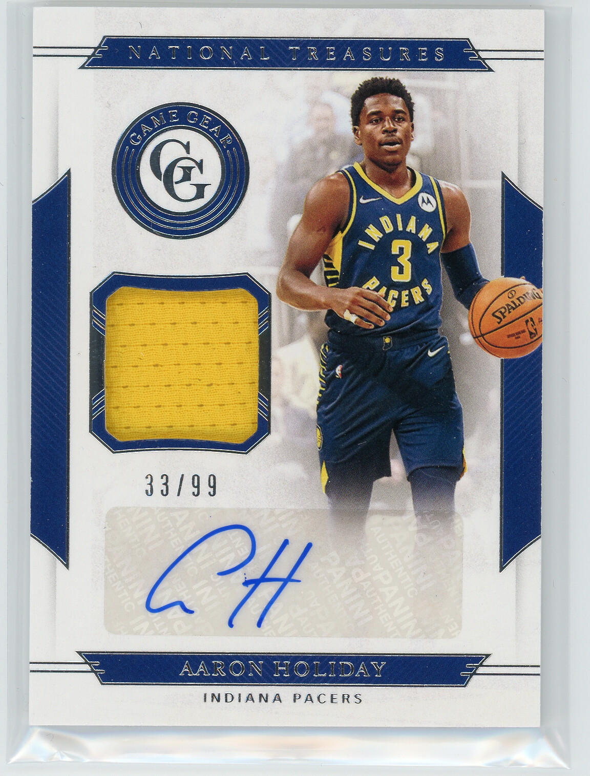 その他 Aaron Holiday RC auto National Treasures 2019 Panini