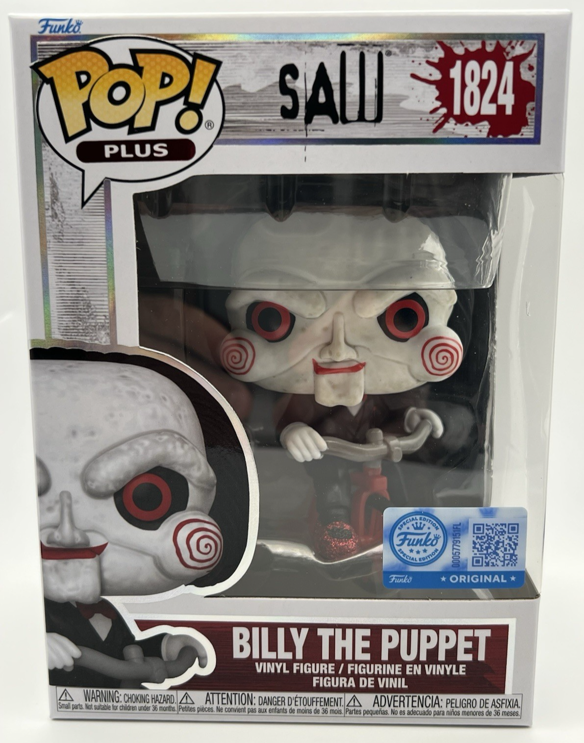 Funko Pop! Billy The Puppet Tricycle 1824 Saw Exclusive