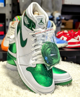 Nike Air Jordan 1 High Golf Metallic Green DQ0660 130 Men s Size