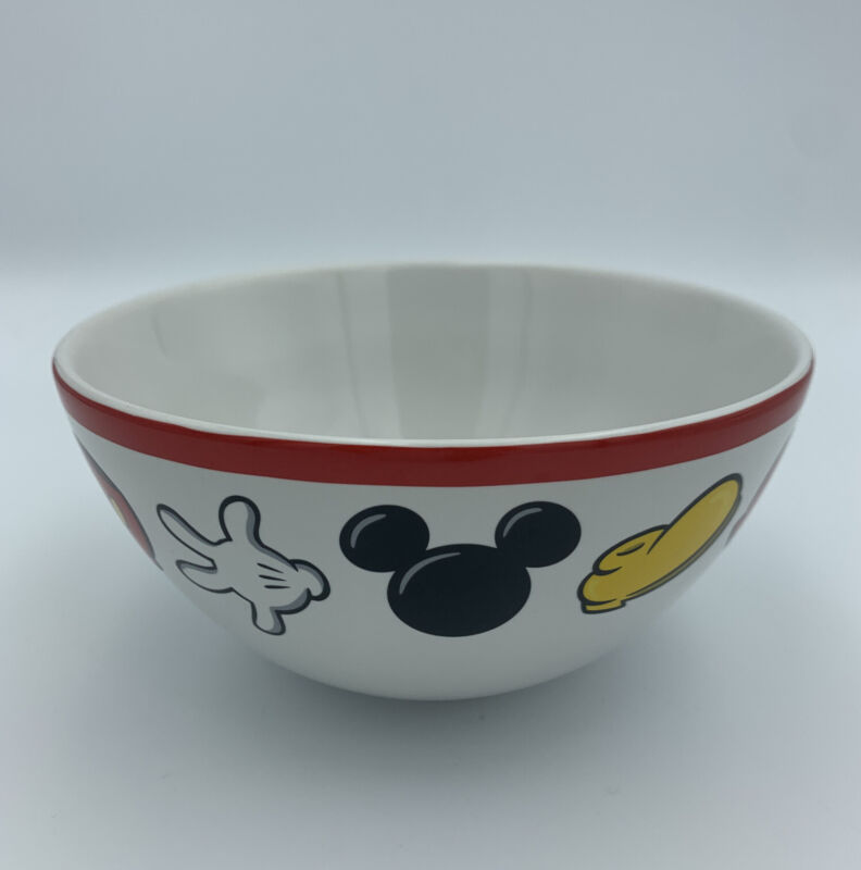 Disney Parks Mickey Mouse Body Parts Cereal/Soup Bowl EUC 6" diameter