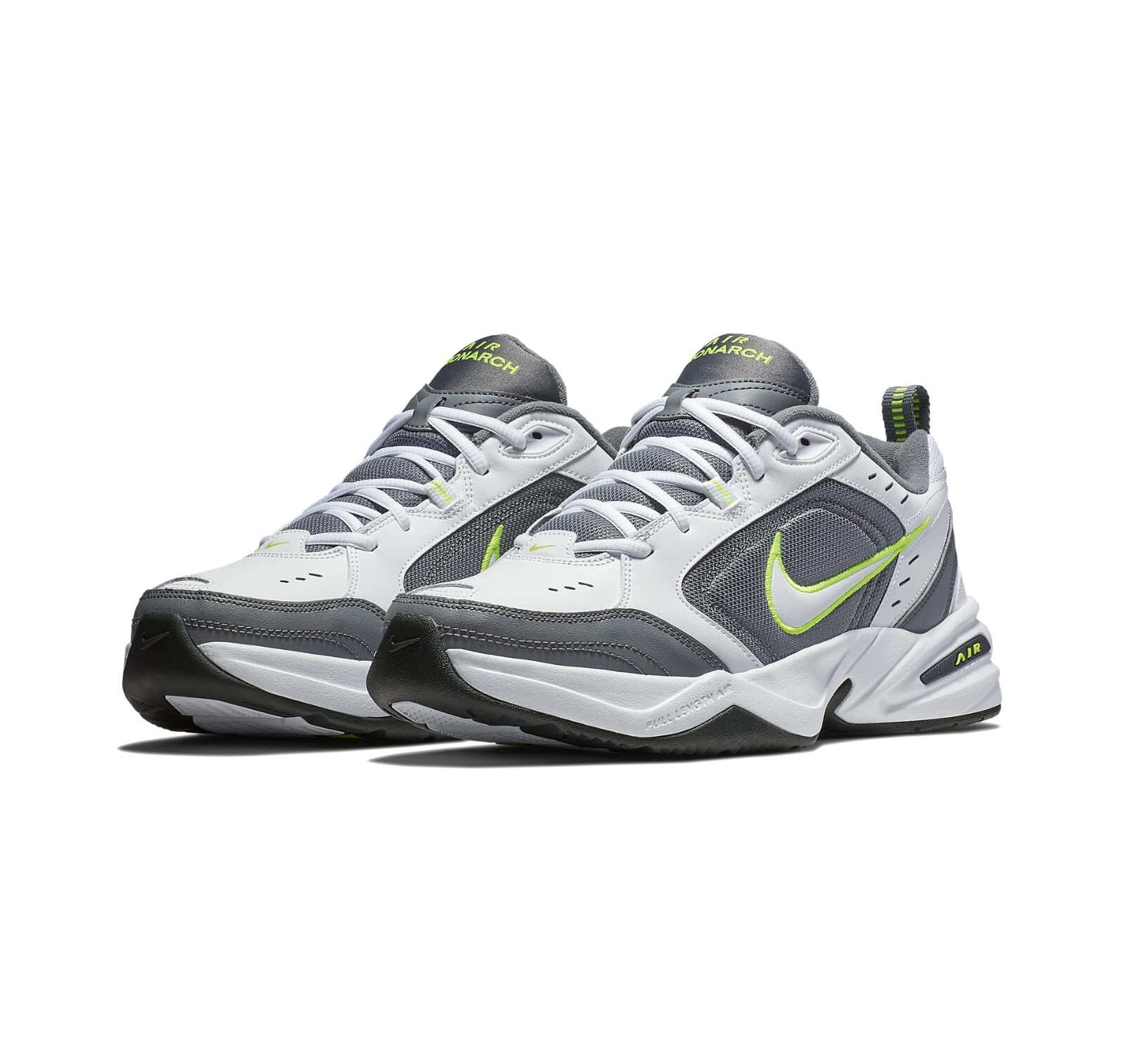 

Мужские кроссовки Nike Monarch IV белого/бело-холодного серого цвета, 415445-100, Белый, Nike Air Monarch IV