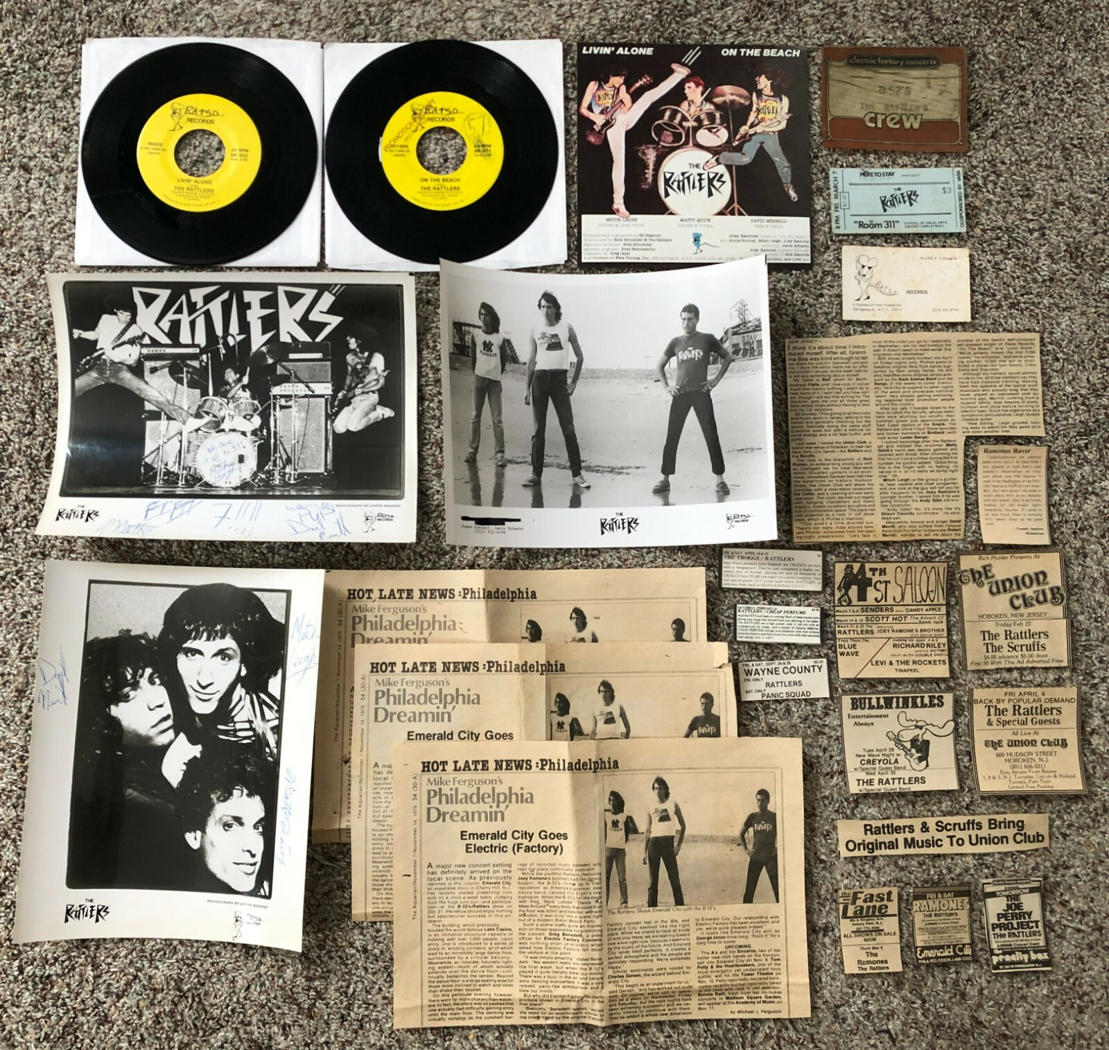 洋楽 THE RATTLERS The Rattlers - music memorabilia - Punk - Mitch Leigh Joey