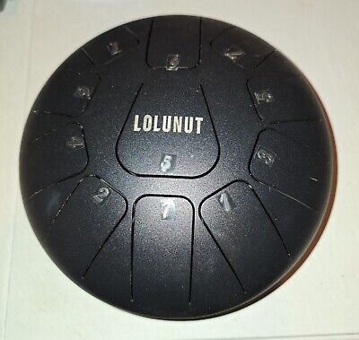 Lolunut Steel Tongue Drum 8 Inches x 5 Inches