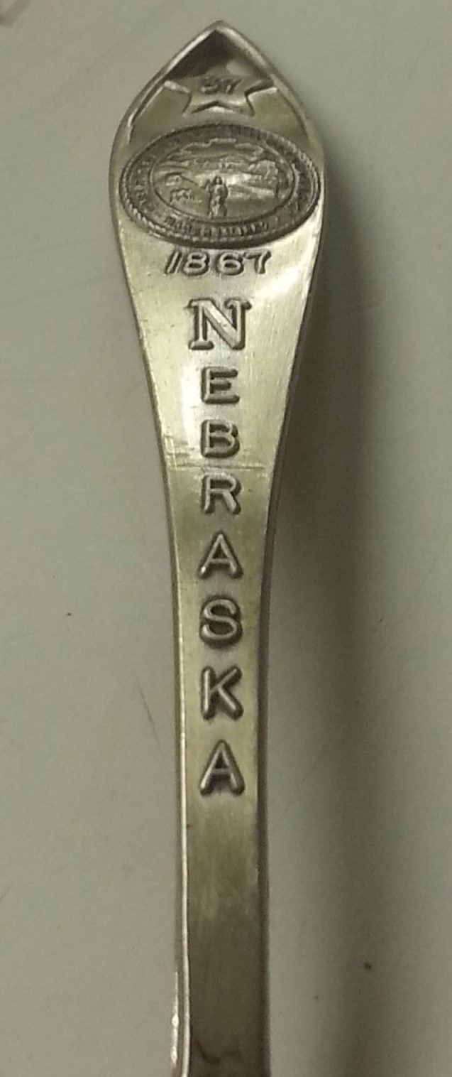 Vintage Nebraska 1867 w/State Seal Handle Sterling Silver 4 1/8