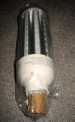 ReneSola 28W LED Corn Light 100-277VAC 5000K E26 Base - Model RCN028W50K360 NEW!