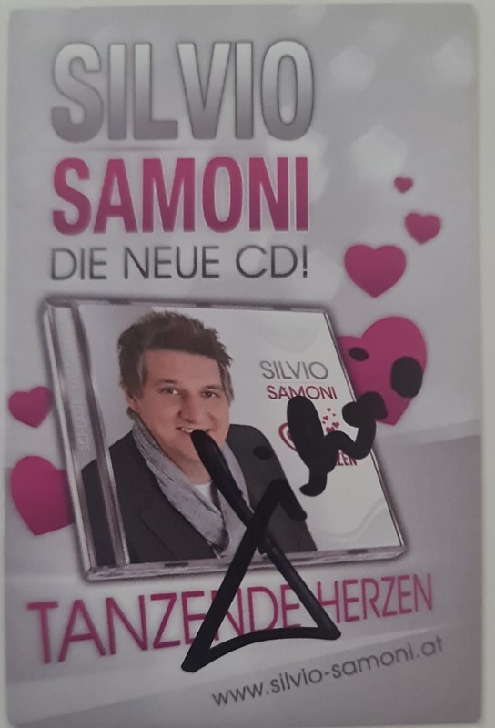 Silvio Samoni Autogramm Signiert Original Autograph Signed Autogrammkarte