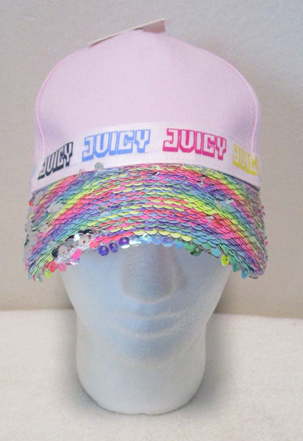 NWT Juicy Couture Kids Girls Sequin Adjustable Baseball Hat