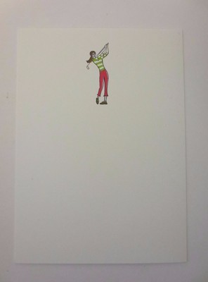 dearprudence CELEBRATING WOMEN PLAYING GOLF Panel Note Cards & Envelopes
