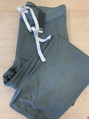 MONROW Cotton Sweats Joggers Zipper Back Pocket Size Small Green BNwT