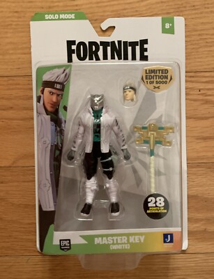 Fortnite Limited Edition Master Key White Solo Mode 4 Inch Figure 5000 Jazwares