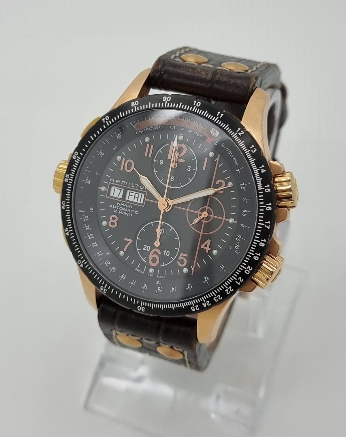 Khaki Aviation X-Wind Auto Chrono HAMILTON カーキ X-wind ピンク 