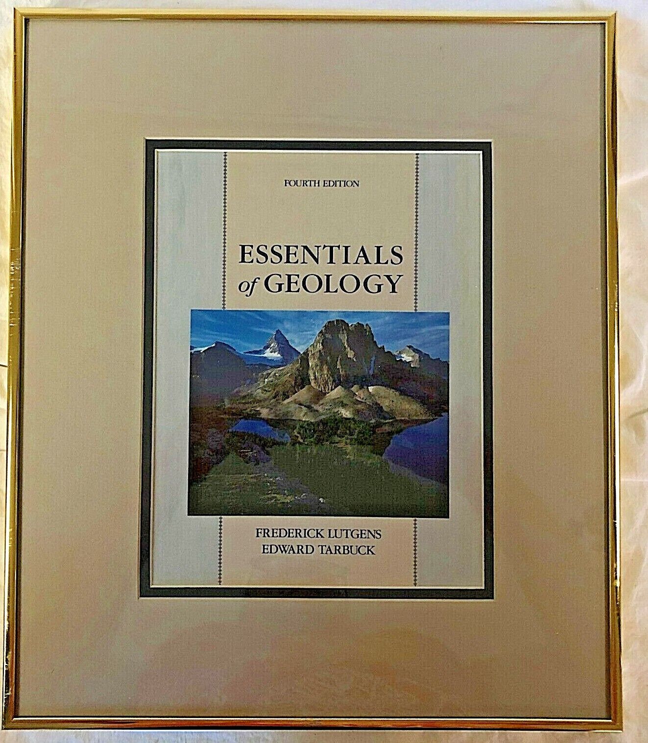 Framed Book Cover Essentials of Geology, 4th ed. Lutgens and Framed Book Cover Essentials of Geology, 4th ed. Lutgens and