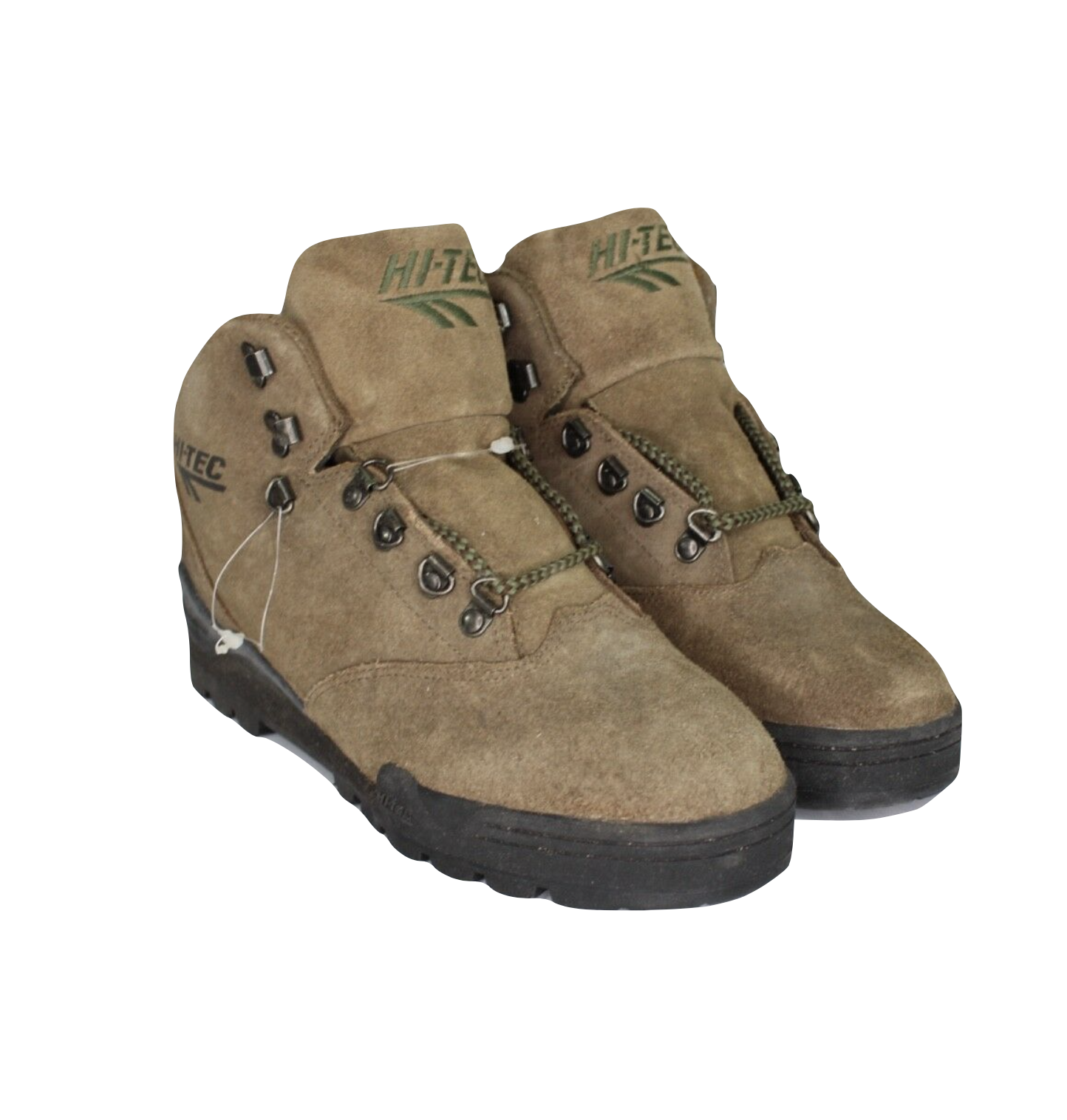ポロチノ90s US NOS Vintage 90s Streetwear Mens Size 8 Suede Leather Hiking
