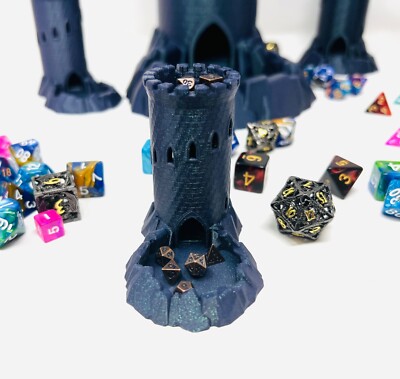 Dice Tower Randomizer 3D Printed Accessory for DND & Board games | LARGE & MINI