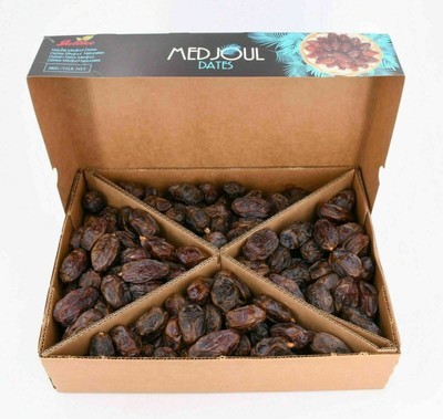 Premium Medjoul KÖNIGSDATTELN aus Israel Datteln Large MEDJOOL 5KG Familienbox