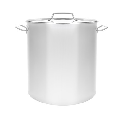 NEW Polished Stainless Steel Stock Pot Brewing Kettle Large w/ Lid Avail in 5 Sz