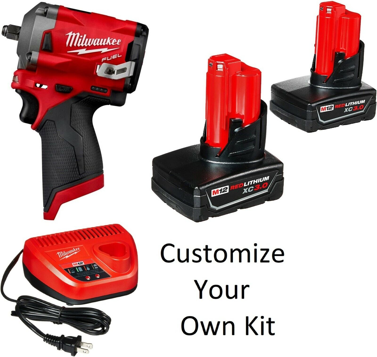 Milwaukee 2554-20 2555-20 2552-20 Impact Wrench Stubby 1/4 1 Milwaukee 2554-20 2555-20 2552-20 Impact Wrench Stubby 1/4 1