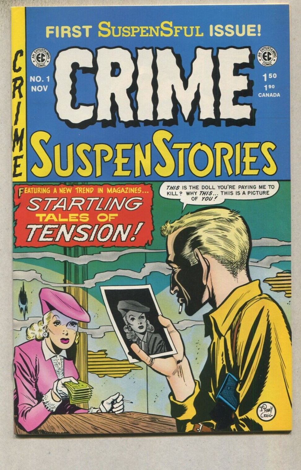 Crime-Suspen Stories #1 NM 1st SuspenSful Issue Russ Cochran Publisher CBX3