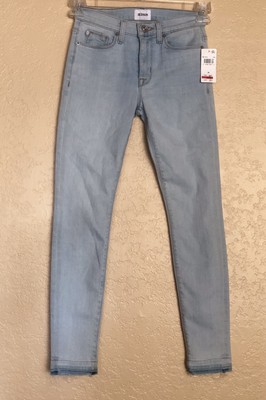 Hudson WMAL407DYA Nico Mid-Rise Super Skinny Ankle Released Hem Jeans Bliss Blue