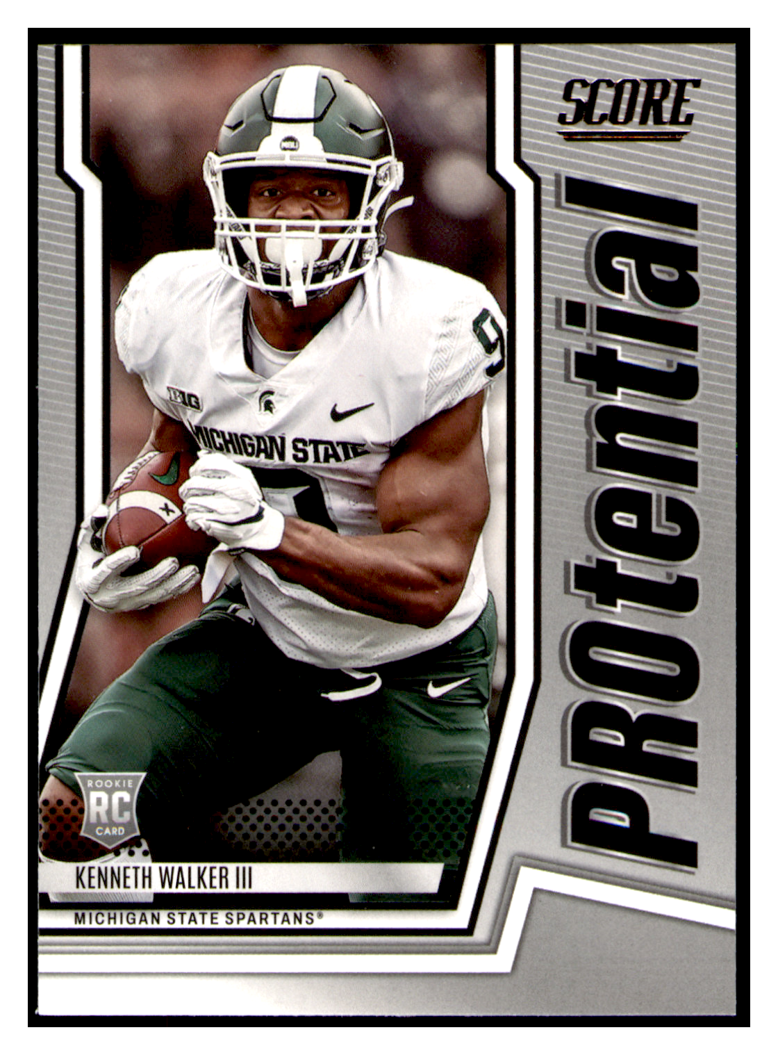 2022 Panini Score Kenneth Walker III Protential P-KW Seattle