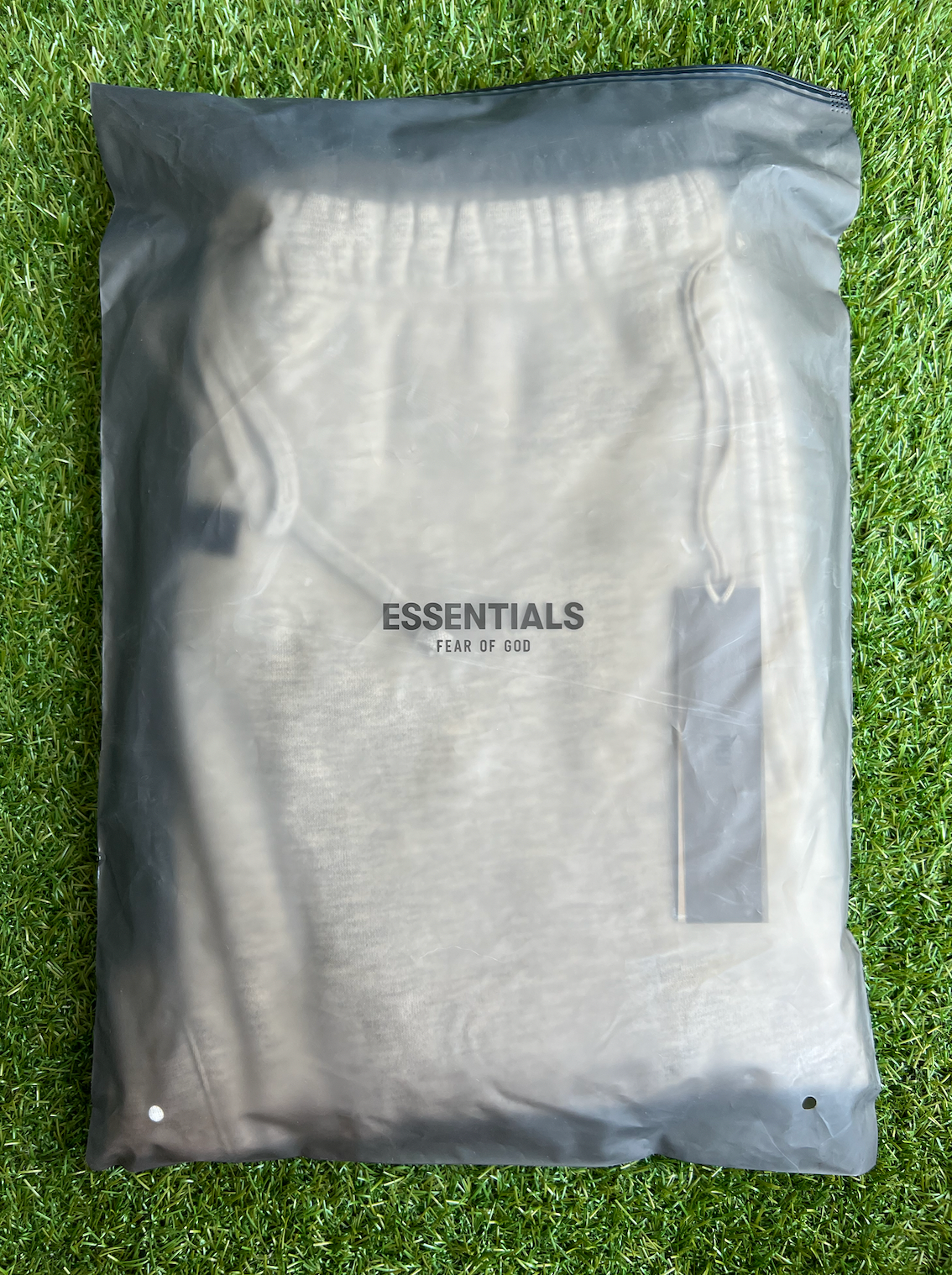 Pre-owned Fear Of God Essentials, , Sweatpants, Light Oatmeal, Ss22, Size S In White