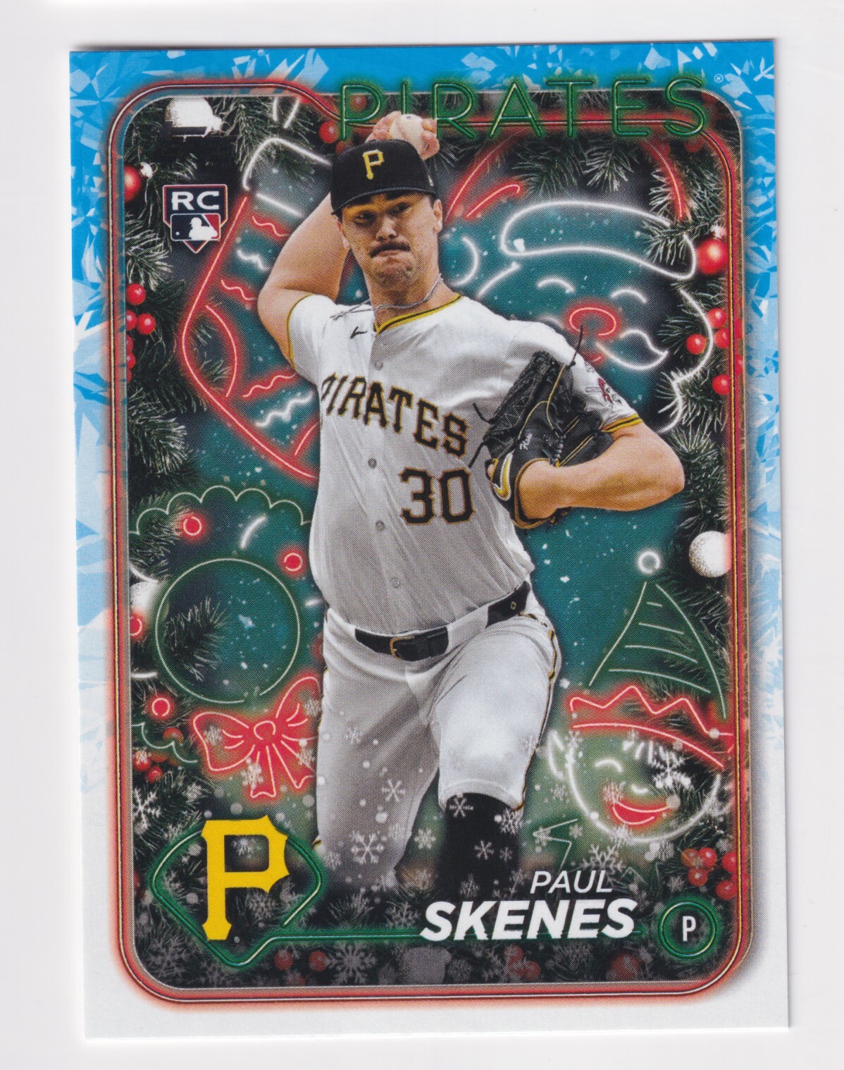 2024 Topps Holiday Mega #H165 PAUL SKENES RC Rookie Pirates