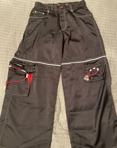 Kikwear 90s,Rave Skater Goth Cargo,Pants Mens Sz 34,VINTAGE Kikwear 90s,Rave Skater Goth Cargo,Pants Mens Sz 34,VINTAGE
