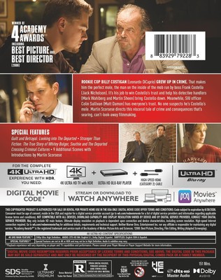 The Departed 4K UHD Blu-ray  NEW