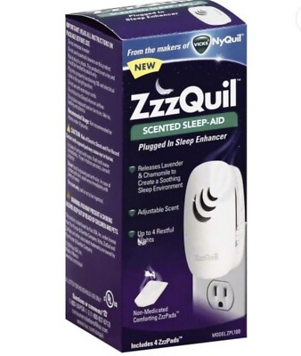 ZzzQuil Plugged In Sleep Enhancer Adjustable Scented Lavender Sleep Aid