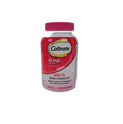 Caltrate 600+D3 Calcium & Vitamin D3 Supplement 120 Tablets