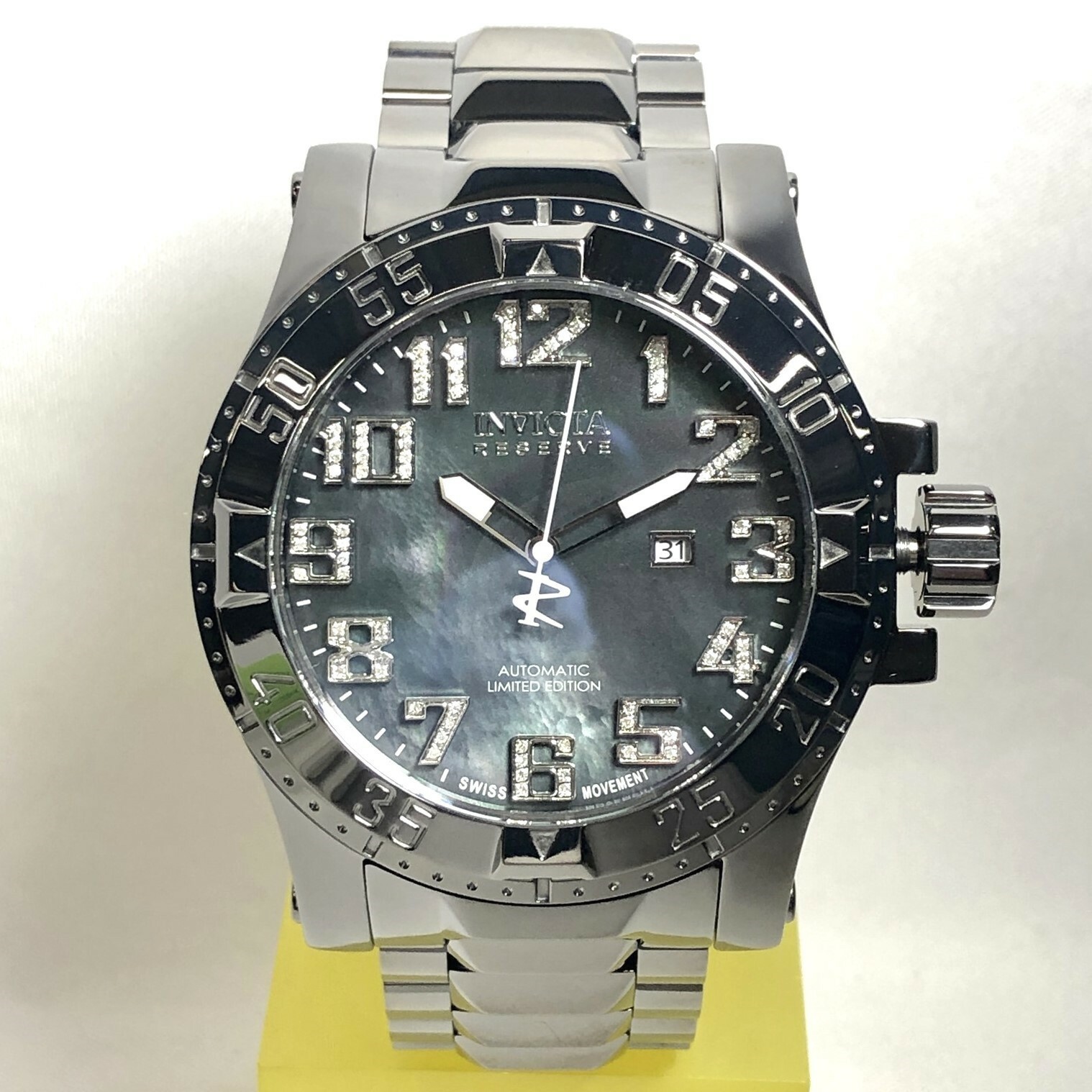 INVICTA 33790 Gunmetal 56mm *LE/1500* Grand Exc. R150 Auto INVICTA 33790 Gunmetal 56mm *LE/1500* Grand Exc. R150 Auto