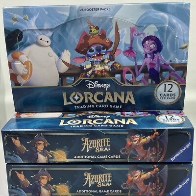 Disney Lorcana - Azurite Sea Singles - YOU PICK! - Complete Your Set