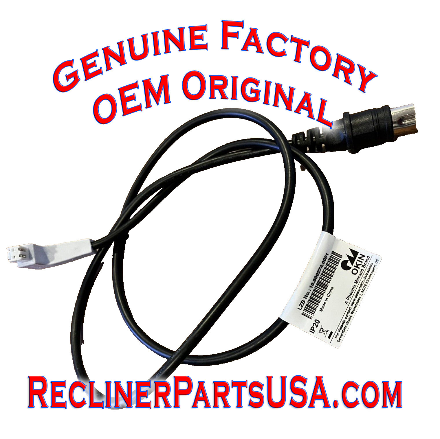NEW! Lazy Boy MCM 93762 main power cable cord La-Z-Boy LZB
