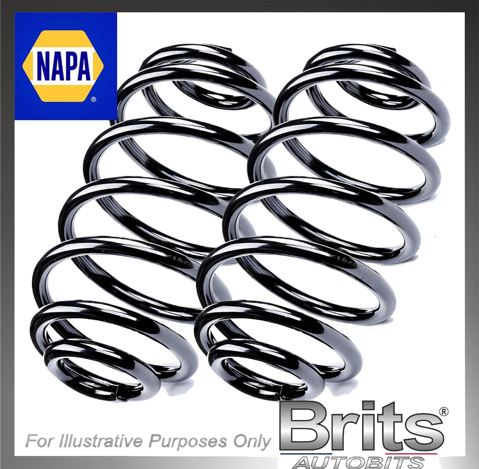 For Toyota Yaris (1999-2006) Front Coil Springs PAIR BRAND NEW