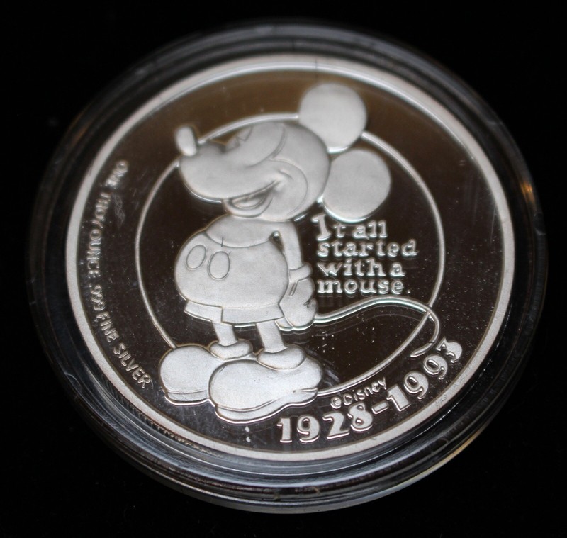 ⭐ヴィンテージ1988 ミッキーマウス シルバープルーフ 楽天市場】Disney ディズニー ミッキー・マウス腕時計