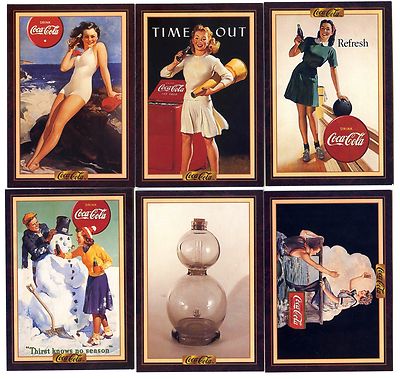 COCA COLA Lot de 6 Cartes NEUVES DIFFERENTES Lot N° COCA-L 009