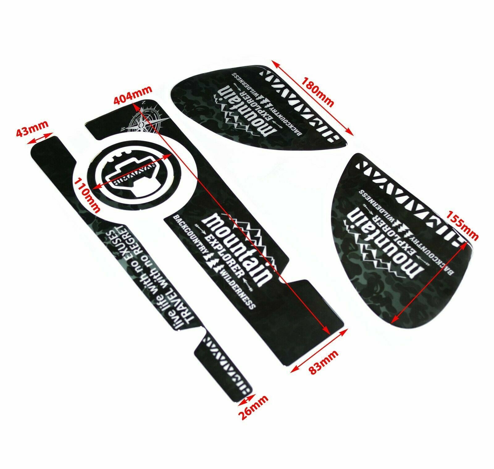 Fits Royal Enfield Himalayan Complete Fuel Tank Pad Sticker Protector Decal  