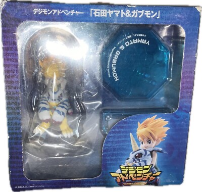 Megahouse Digimon Adventure: Yamato Ishida & Gabumon GEM PVC Figure Damaged Box